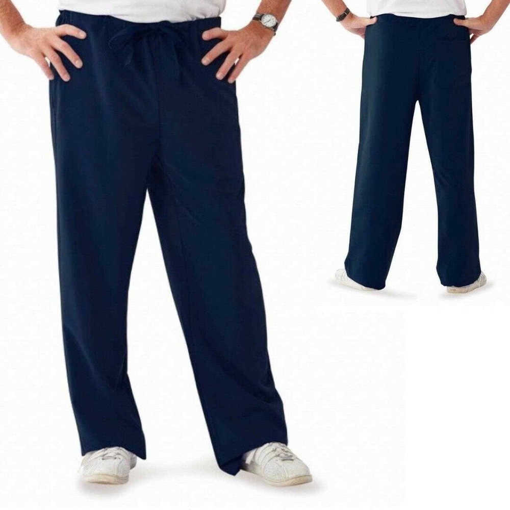 NWT MEDLINE Ave Unisex Scrub Pants‎ with 6 Pockets 2XSMALL- PETITE Color Navy
